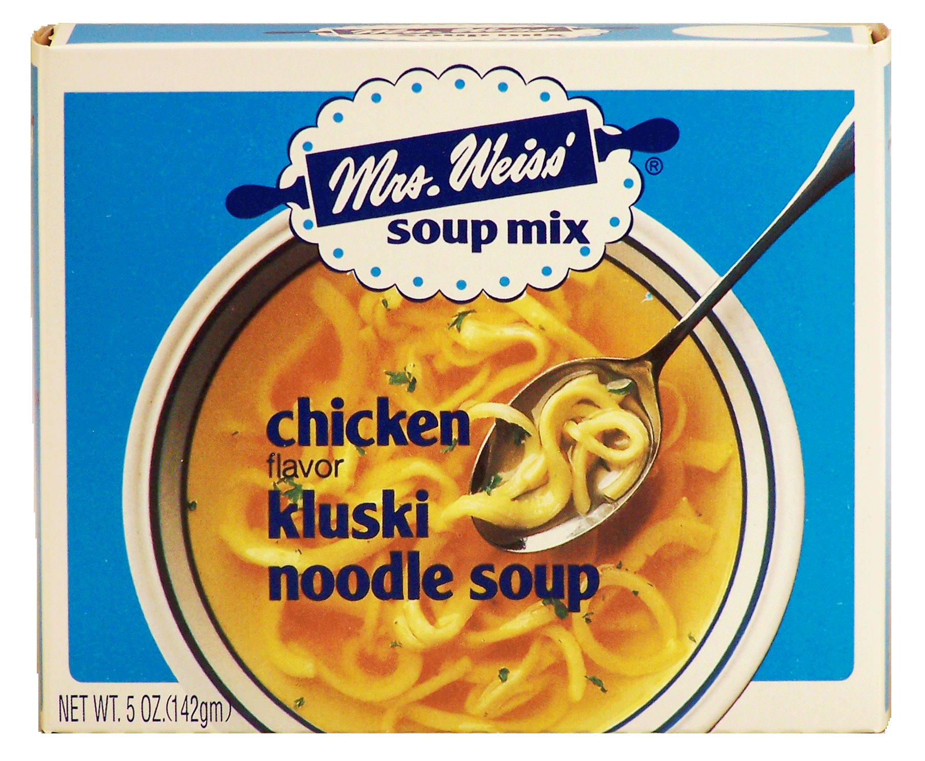 Mrs Weiss'  chicken flavor kluski noodle dry soup mix Full-Size Picture